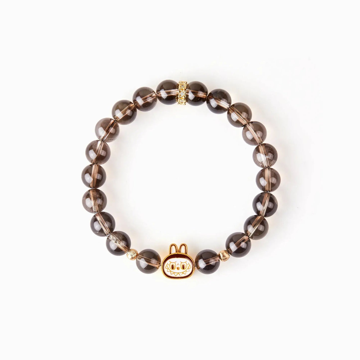 Labubu Brown Smoky Quartz Bracelet – Forest Spirit Starymagic