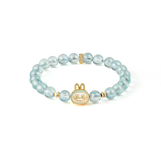 Labubu Green Fluorite Bracelet – Spring Whisper Starymagic