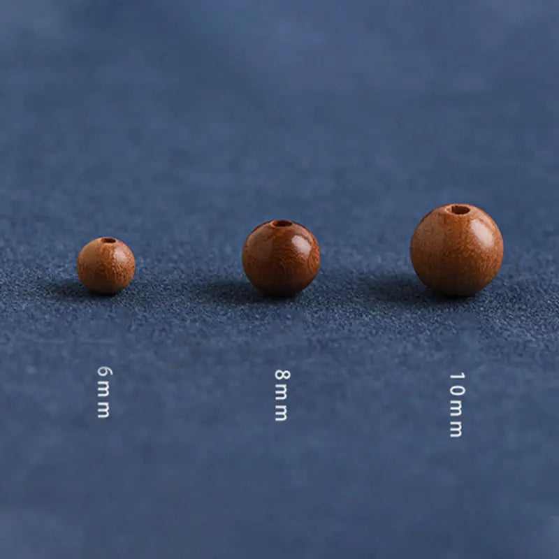 Buddha Stones Natural Peach Wood Bead Ward Off Evil Spirits Braided Bracelet BS