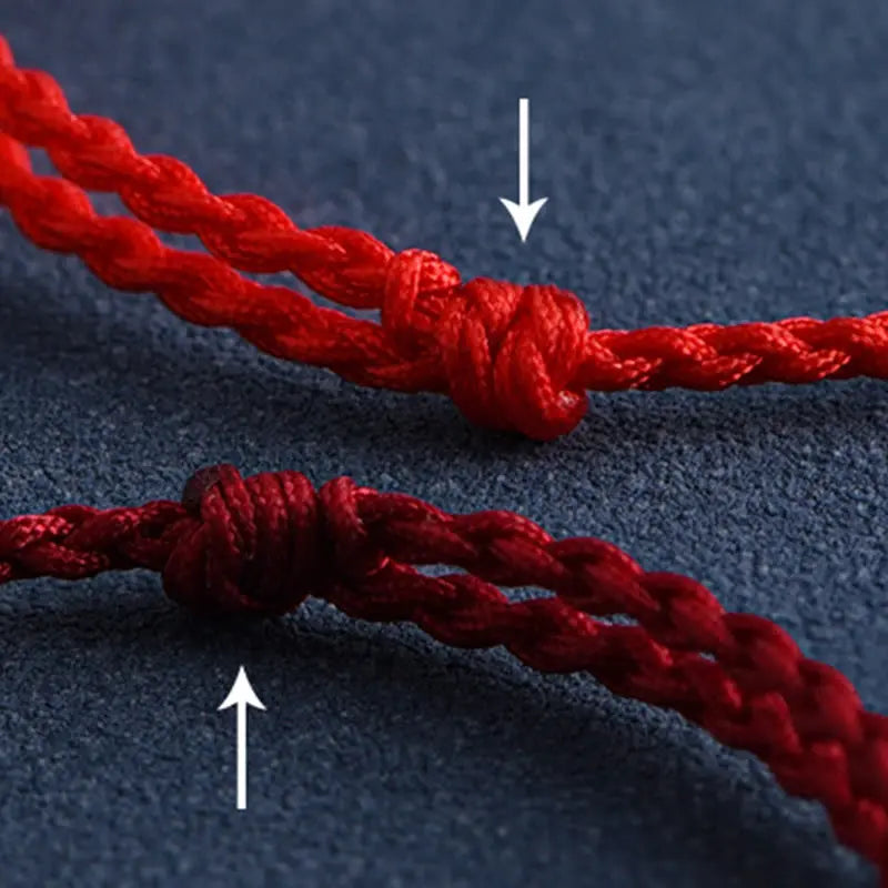 Buddha Stones Natural Peach Wood Bead Ward Off Evil Spirits Braided Bracelet BS