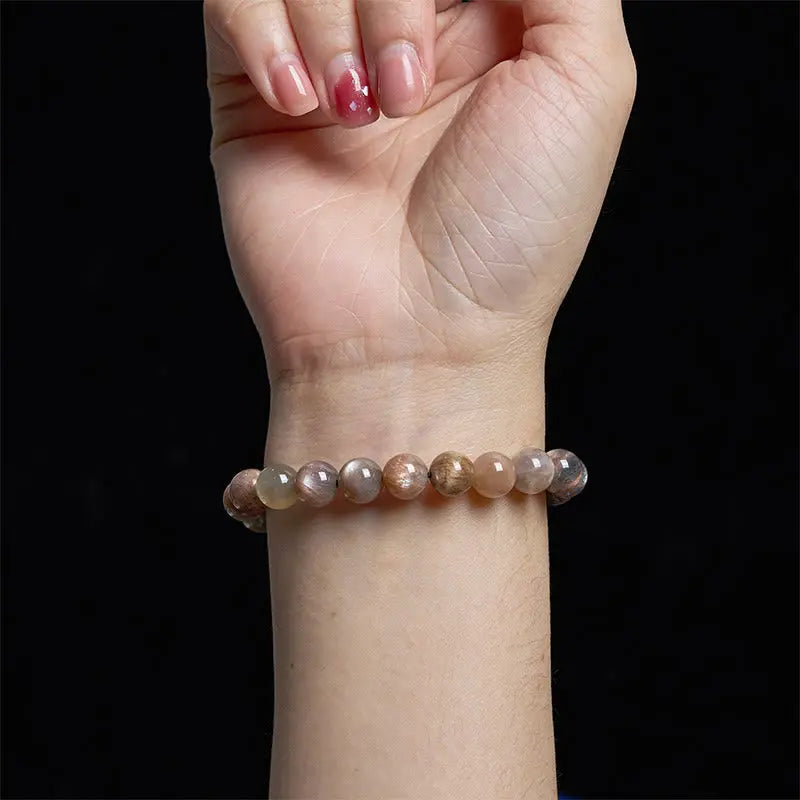 Buddha Stone Black Moonstone Soothing Bracelet BS