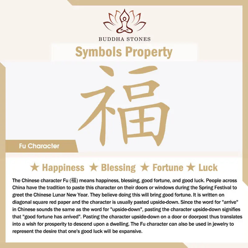 Buddha Stones Chalcedony 925 Sterling Silver Lotus Flower Fu Character Peace Buckle Positive Necklace Pendant BS