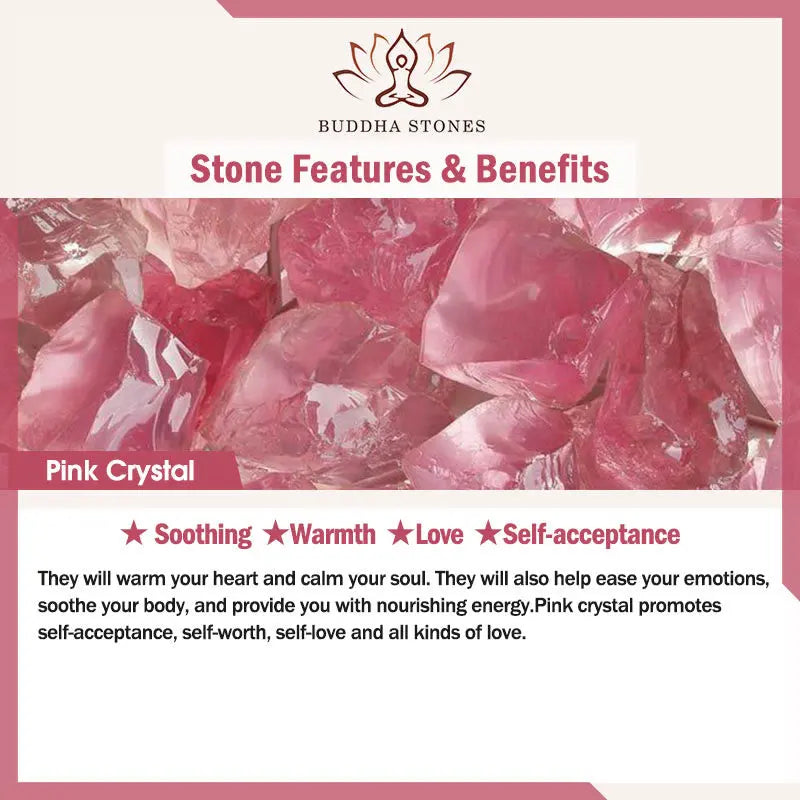 Buddha Stones Chalcedony Pink Crystal 925 Sterling Silver Flowers Koi Fish Peace Buckle Positive Necklace Pendant BS