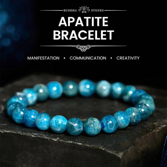 Buddha Stone Apatite Motivation Bracelet BS