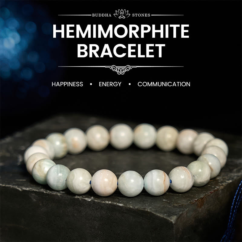 Buddha Stone Hemimorphite Calm Energy Bracelet BS