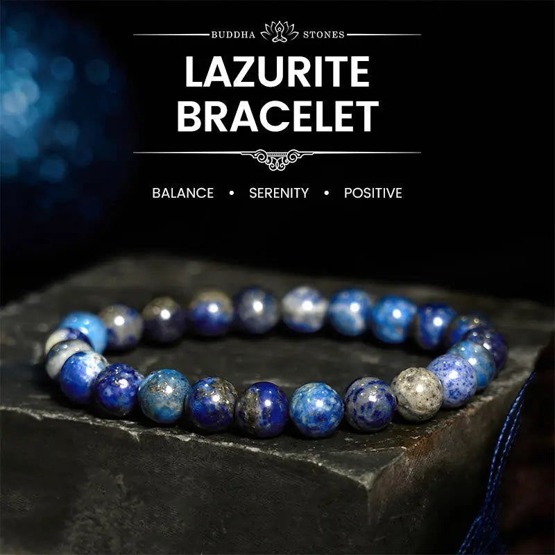 Buddha Stone Lazurite Positive Balance Bracelet BS