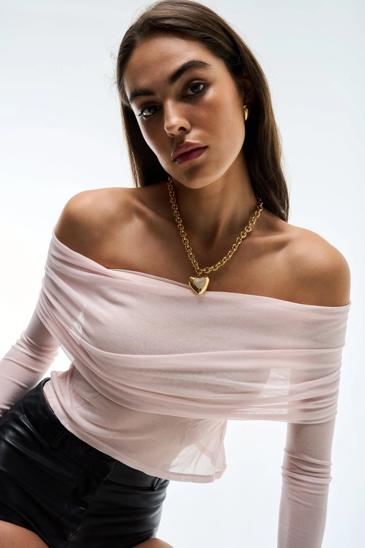 Amor Pave Necklace Joolz by Martha Calvo