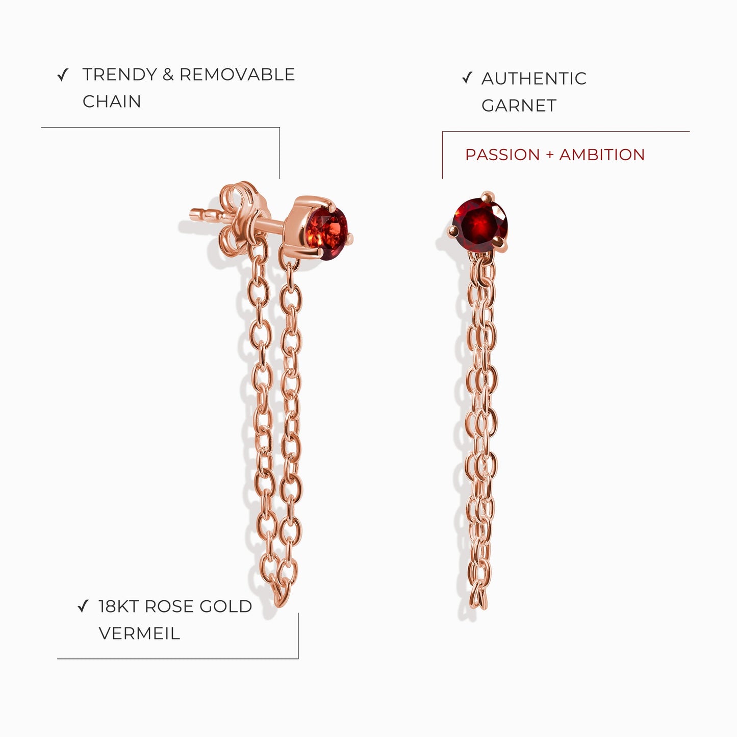 Two of A Kind Set - January Birthstone Moon Magic