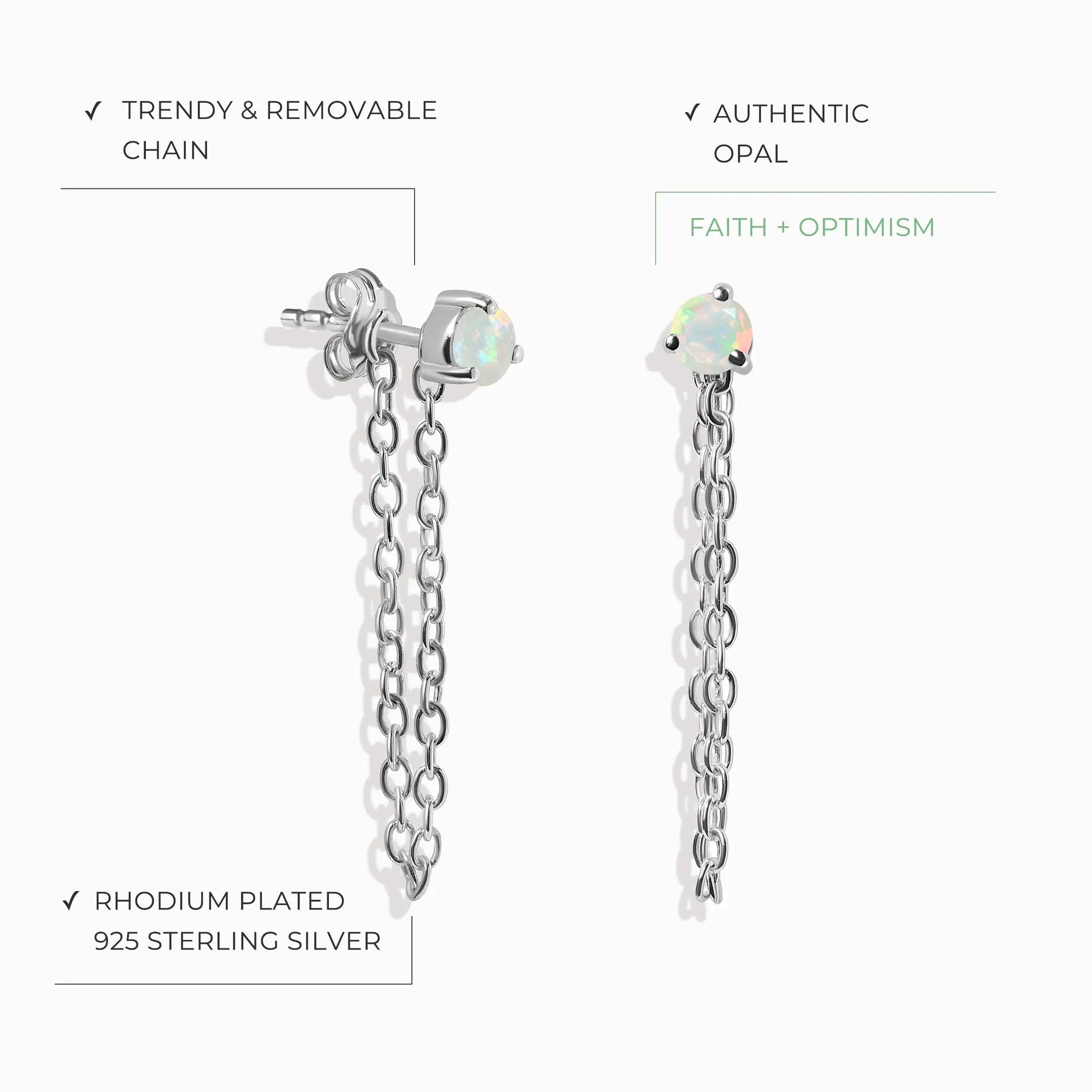 Two Of A Kind Set - October Birthstone Moon Magic