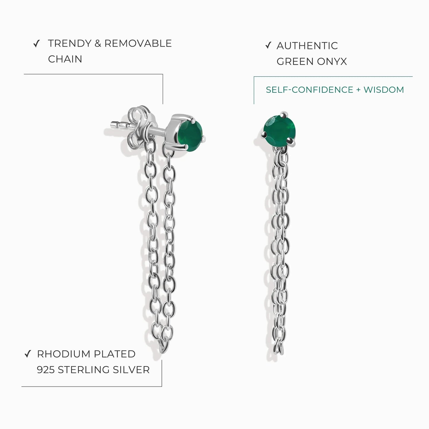 Two Of A Kind Set - May Birthstone Moon Magic