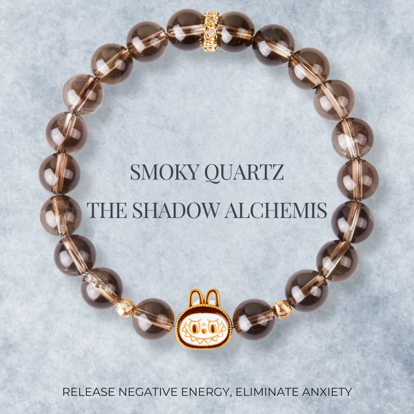 Labubu Brown Smoky Quartz Bracelet – Forest Spirit Starymagic