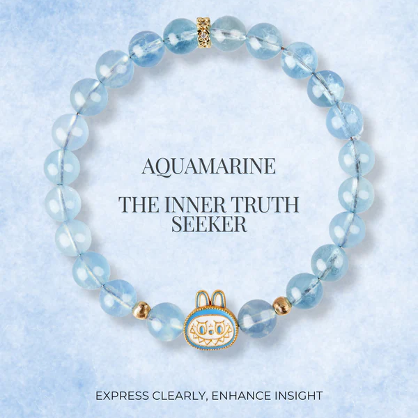 Labubu Aquamarine Bracelet – Sky Whisper Starymagic