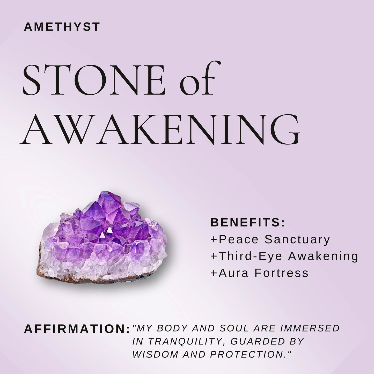 Lavender Amethyst Labubu Bracelet – Dreamy Aura Starymagic