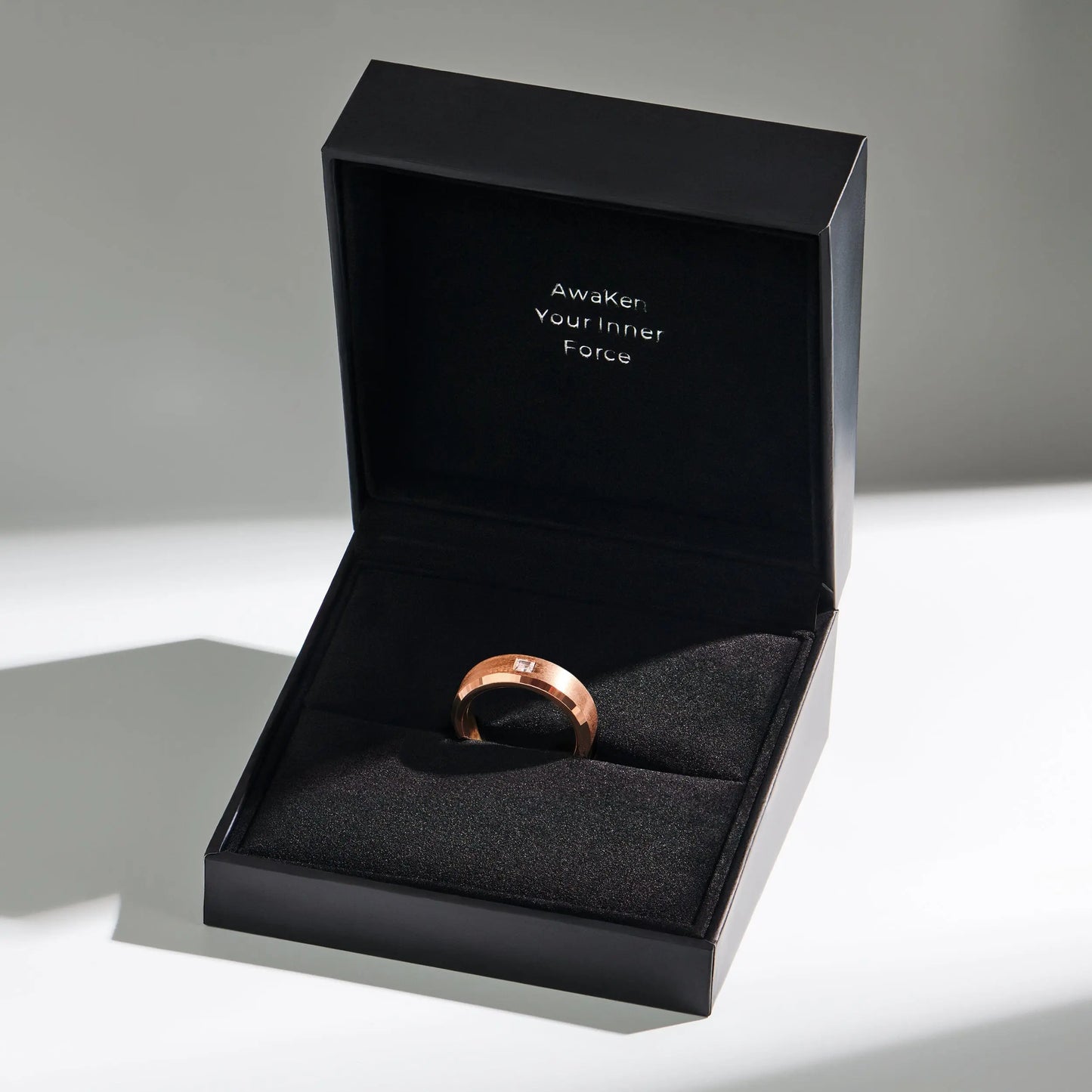 White Zircon Unisex Ring - Crafted Moon Magic