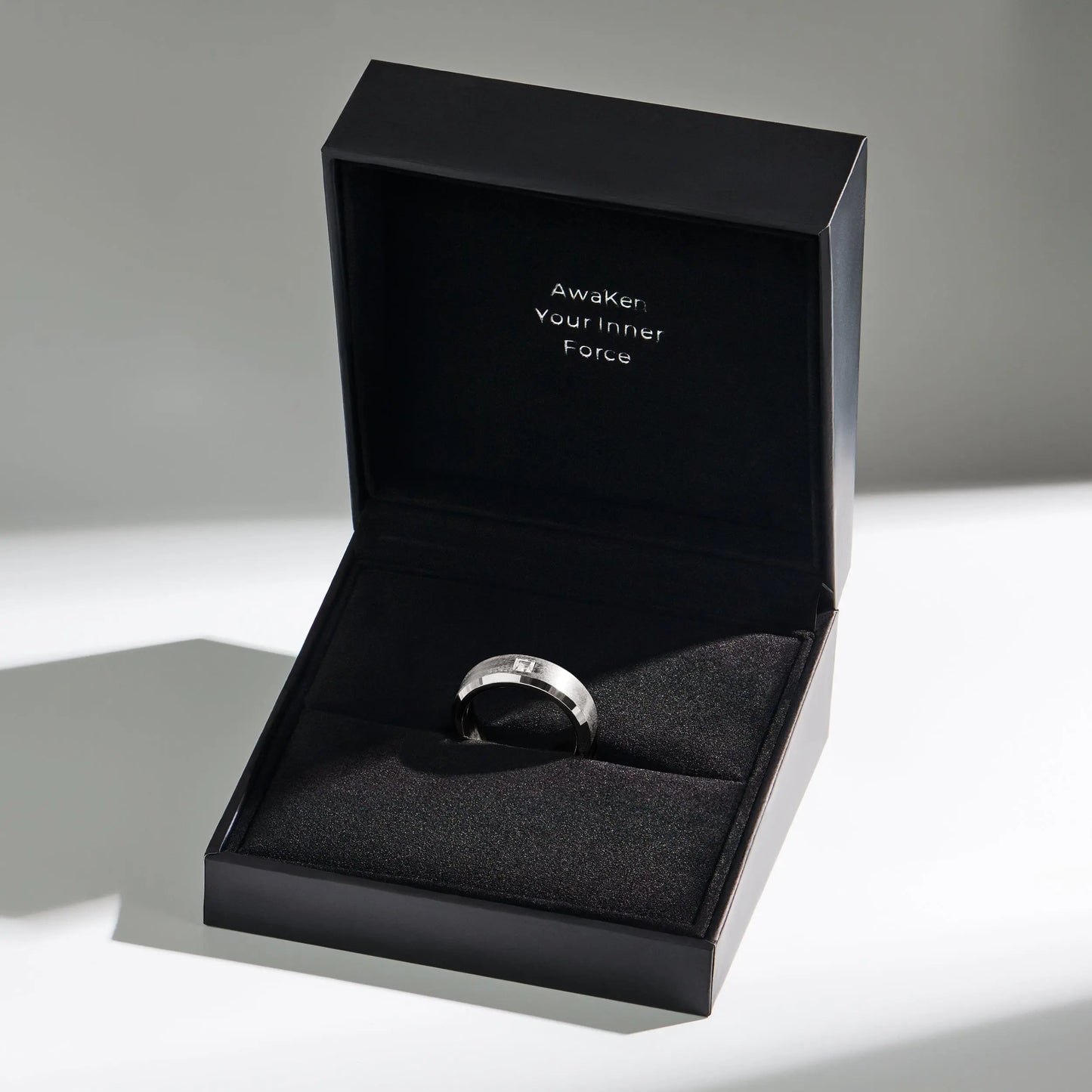 White Zircon Unisex Ring - Crafted Moon Magic