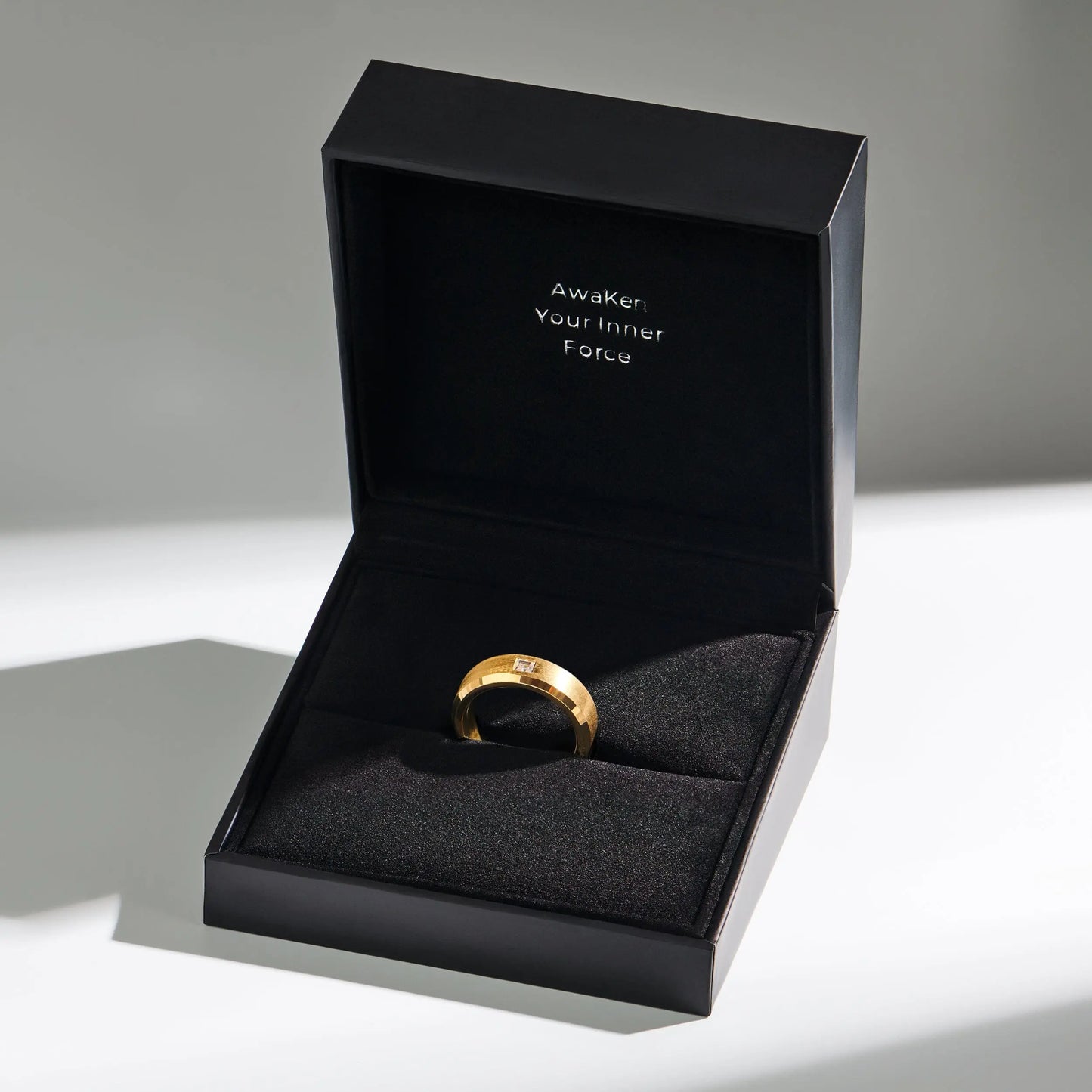 White Zircon Unisex Ring - Crafted Moon Magic