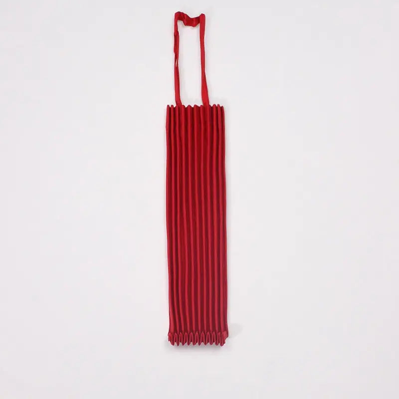 Japanese Inspired Minimalist Pleated Origami Tote Bag Gifts for Designers