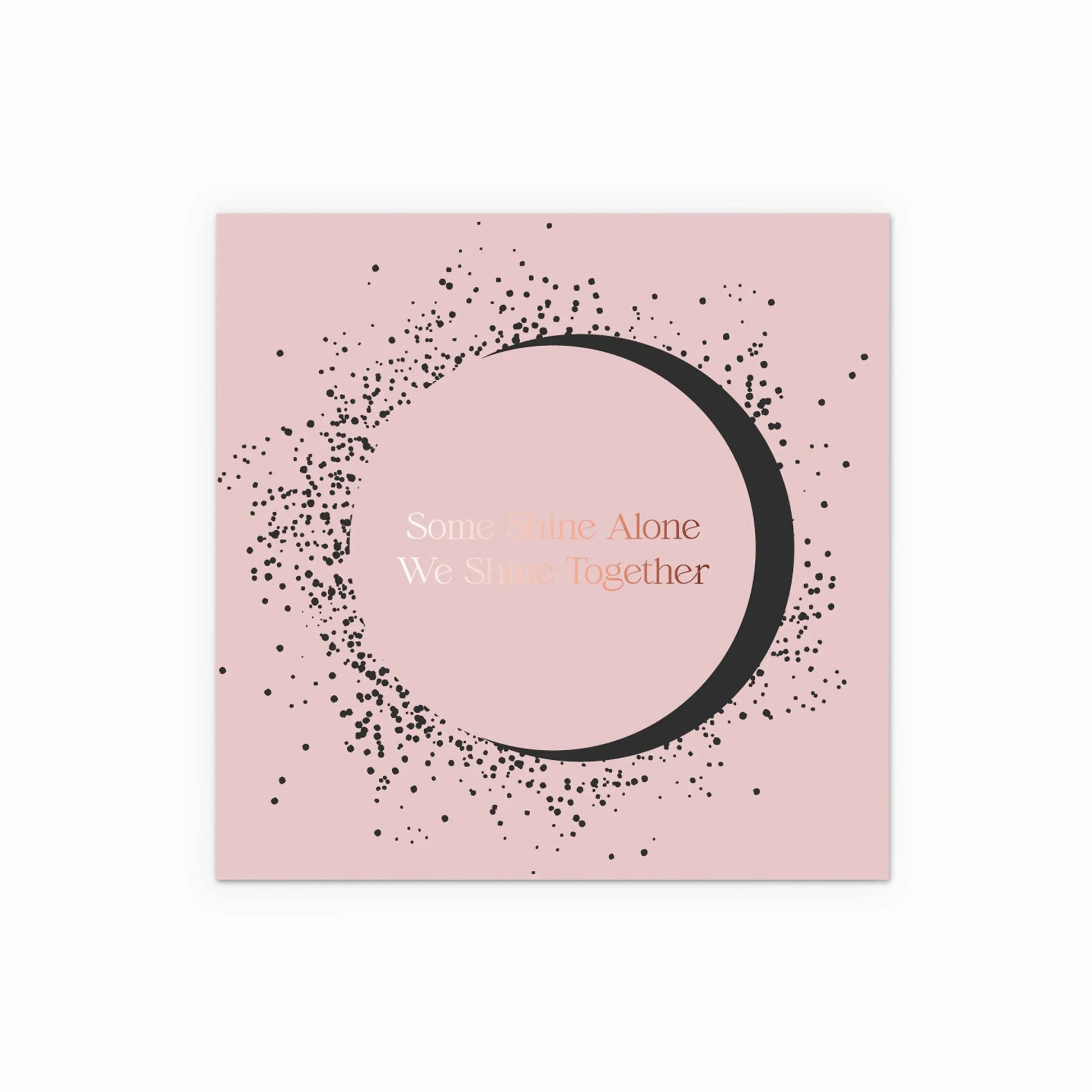 Pink Gift Bag & Black Gift Card Set - Large Moon Magic