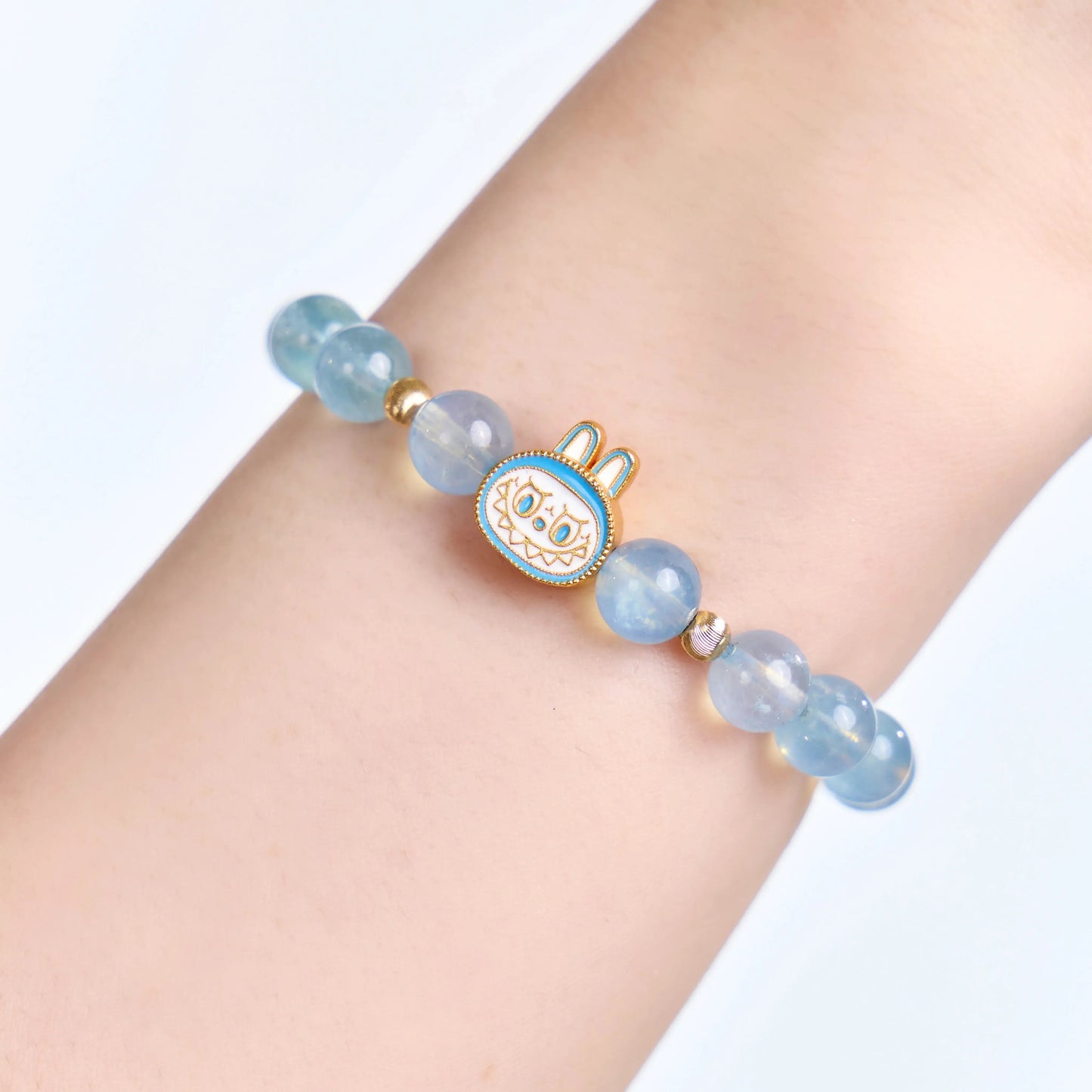 Labubu Aquamarine Bracelet – Sky Whisper Starymagic