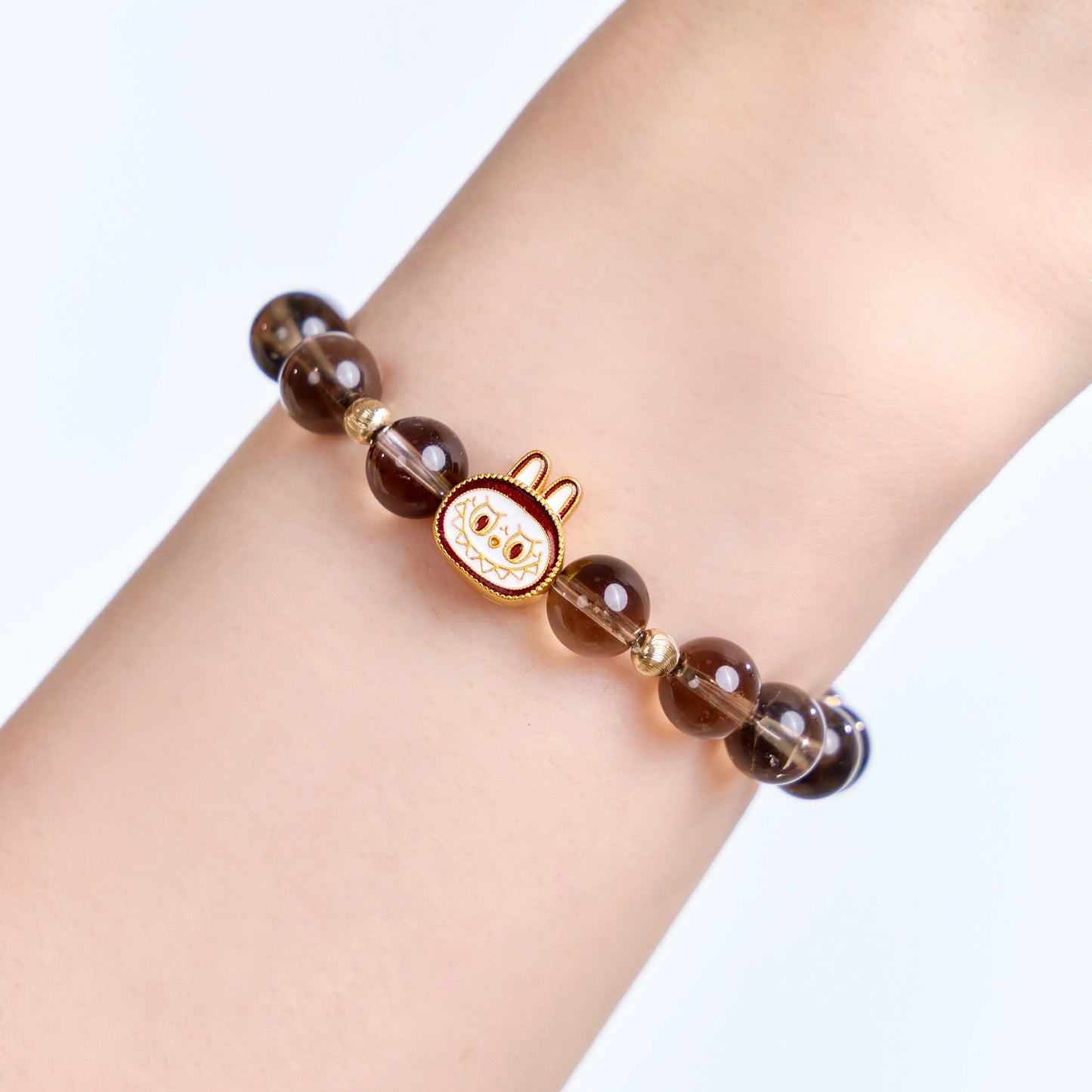 Labubu Brown Smoky Quartz Bracelet – Forest Spirit Starymagic