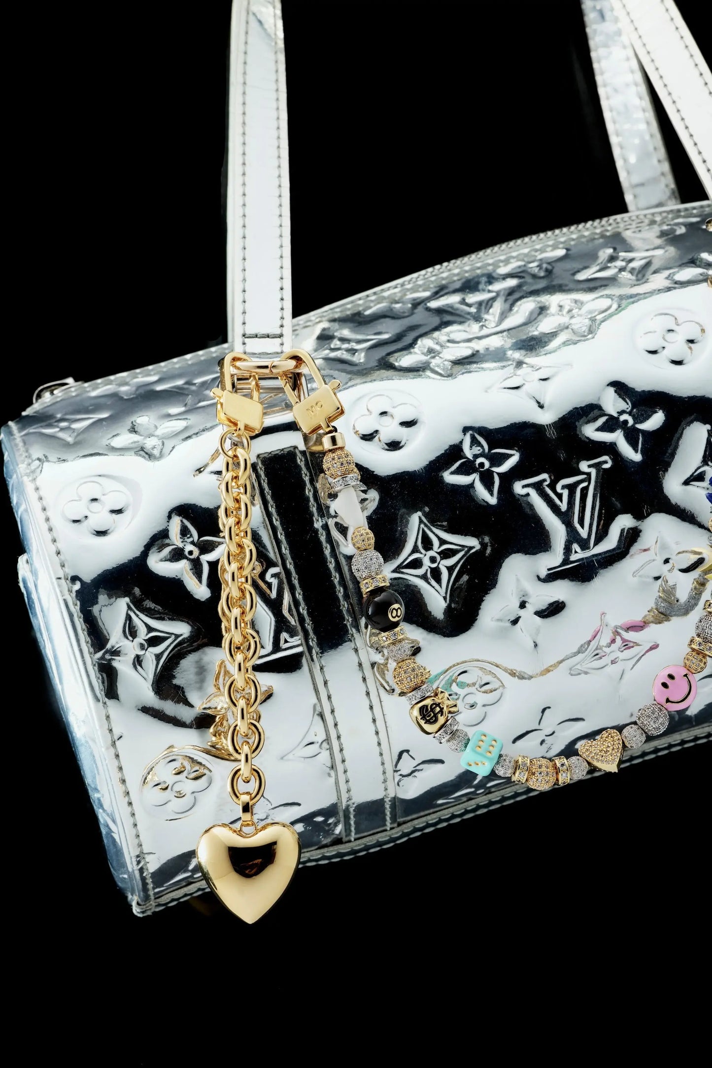 Heart Bag Charm Joolz by Martha Calvo