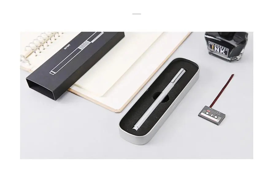 Minimal Metal Fountain Pen Gifts for Designers