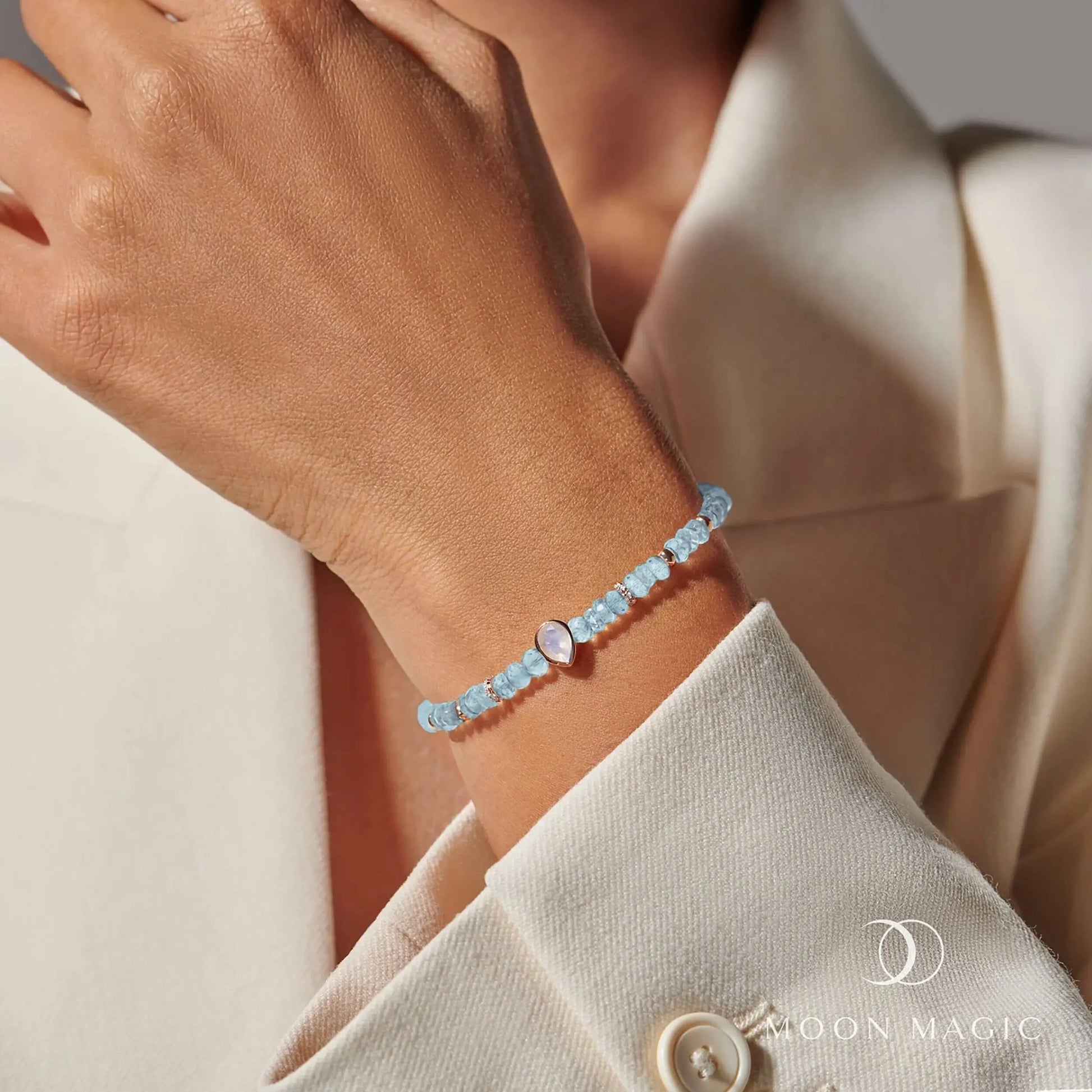 Aquamarine Bracelet - Free Spirit Moon Magic