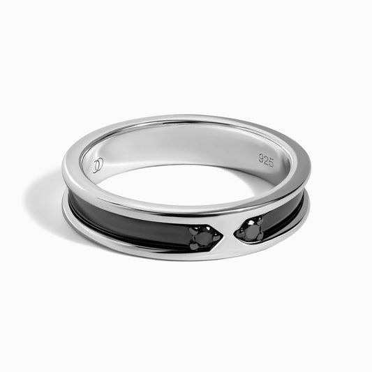 Black Onyx Unisex Ring - Individualist Moon Magic