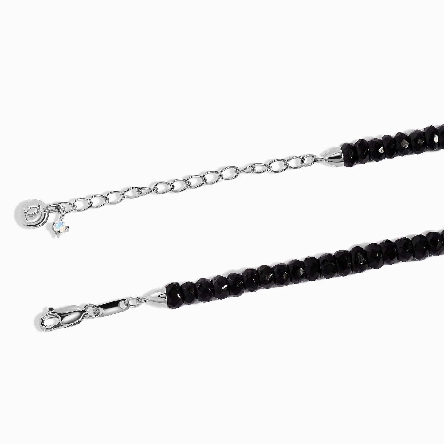 Beads Necklace - Black Obsidian Moon Magic