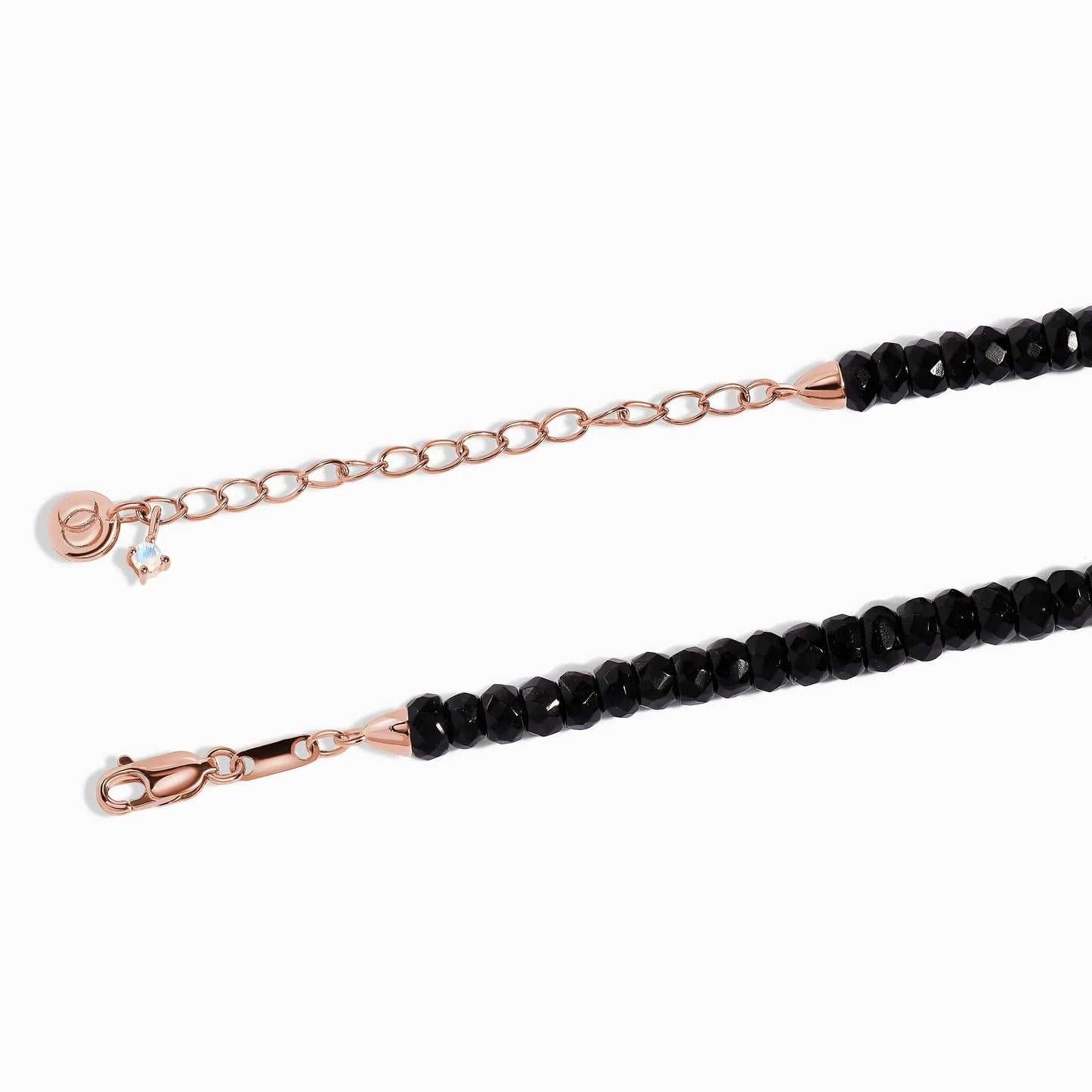 Beads Necklace - Black Obsidian Moon Magic