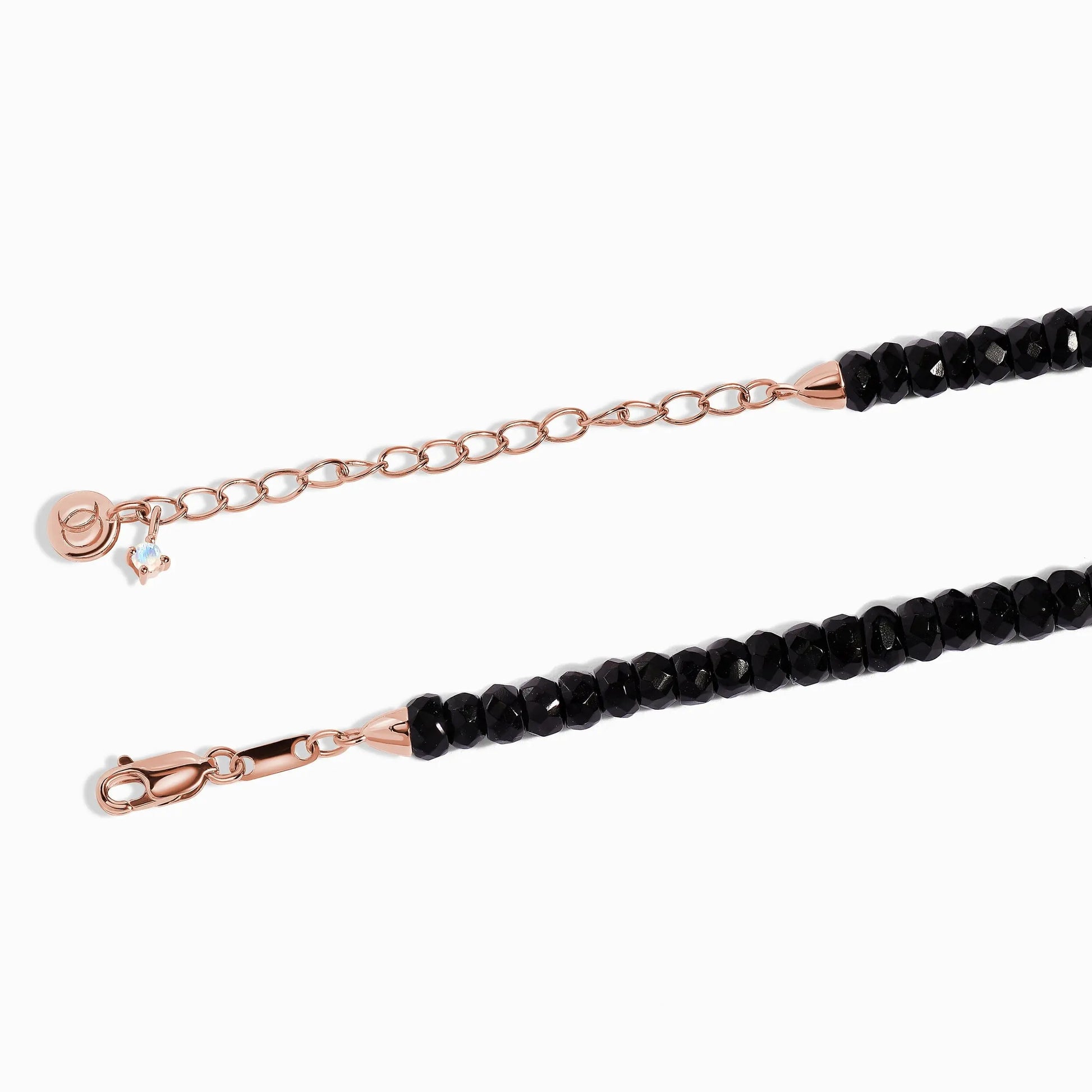 Beads Necklace - Black Obsidian Moon Magic