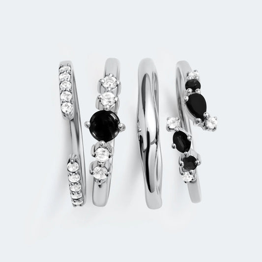 Black Obsidian & Black Onyx Loveliness Starter Kit Moon Magic