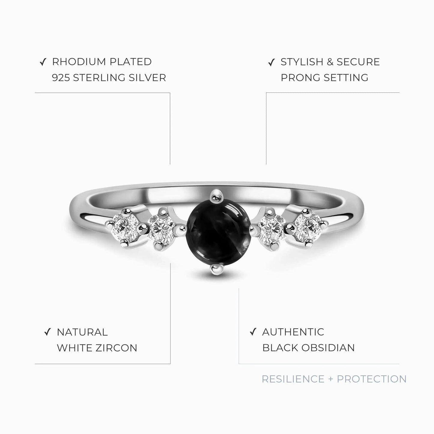 Black Obsidian & Black Onyx Loveliness Starter Kit Moon Magic