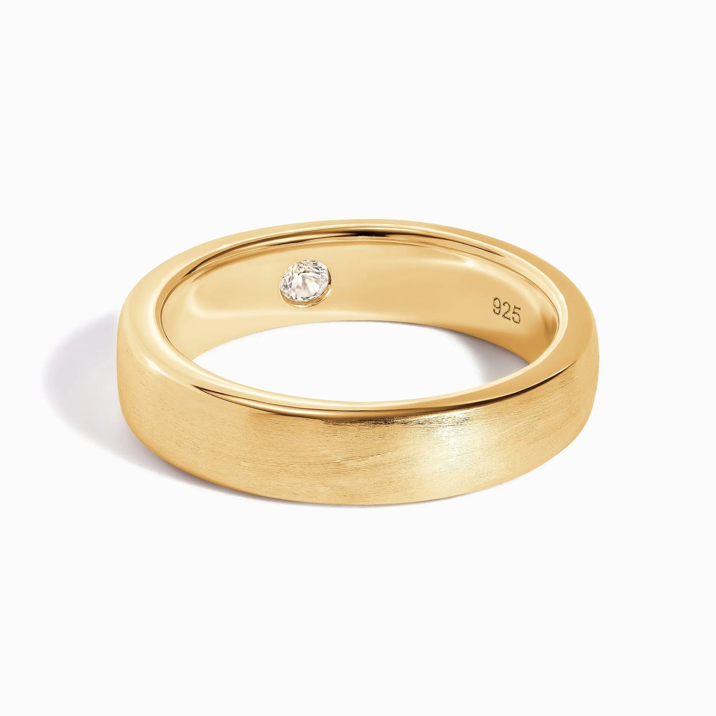 White Zircon Unisex Ring - Mysterious Moon Magic