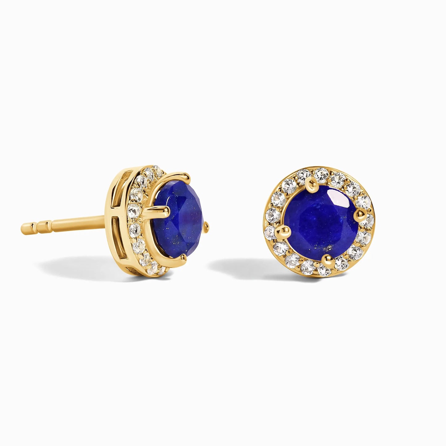 Lapis Lazuli Earrings - Venus Studs Moon Magic