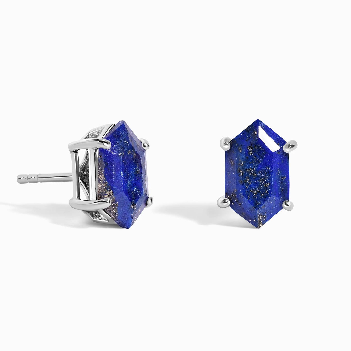 Lapis Lazuli Earrings - Serenity Studs Moon Magic