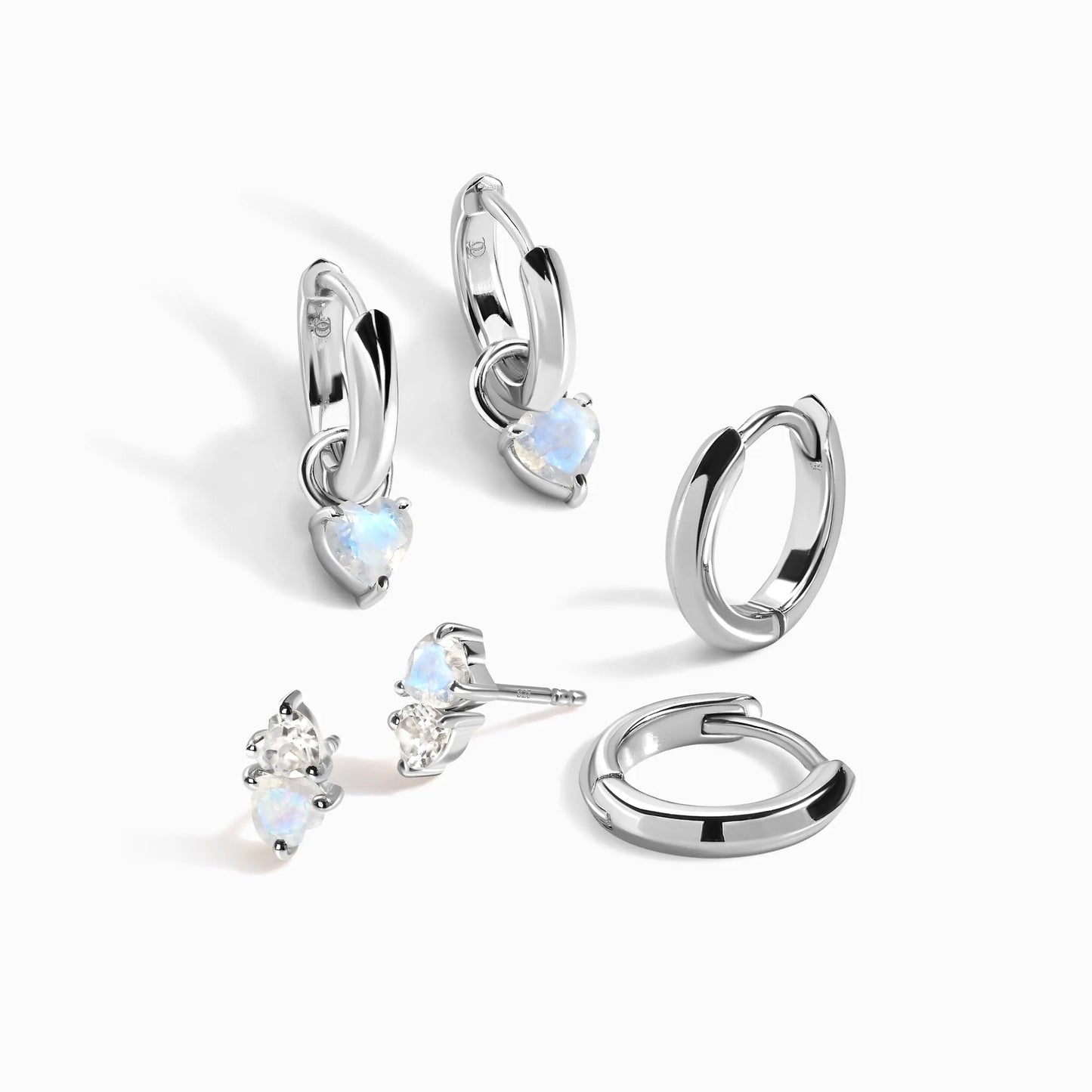 With My Whole Heart Earrings Moon Magic