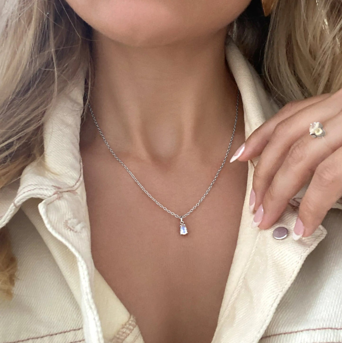 Moonstone Necklace - Inner Voice Moon Magic