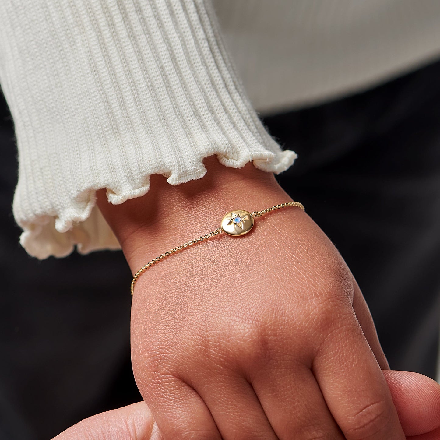 Kids Moonstone Bracelet - North Star Moon Magic