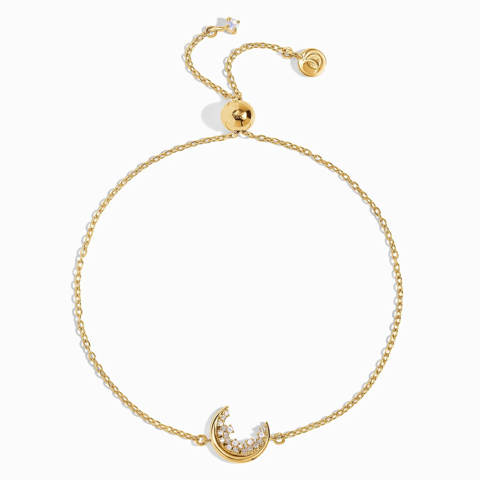Moonstone White Zircon Bracelet - Lush Luna Moon Magic