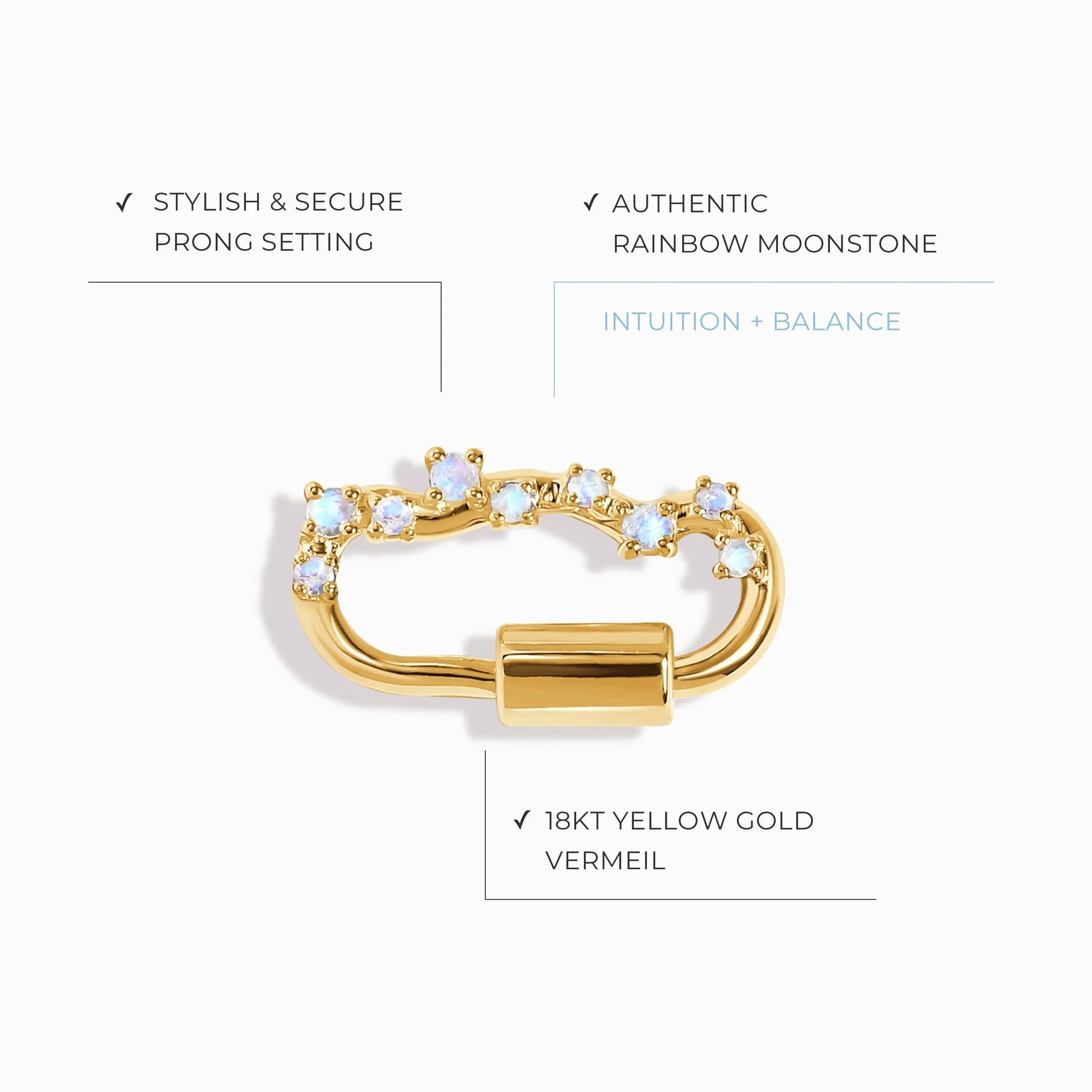 Carabiner Lock - Flow Moon Magic