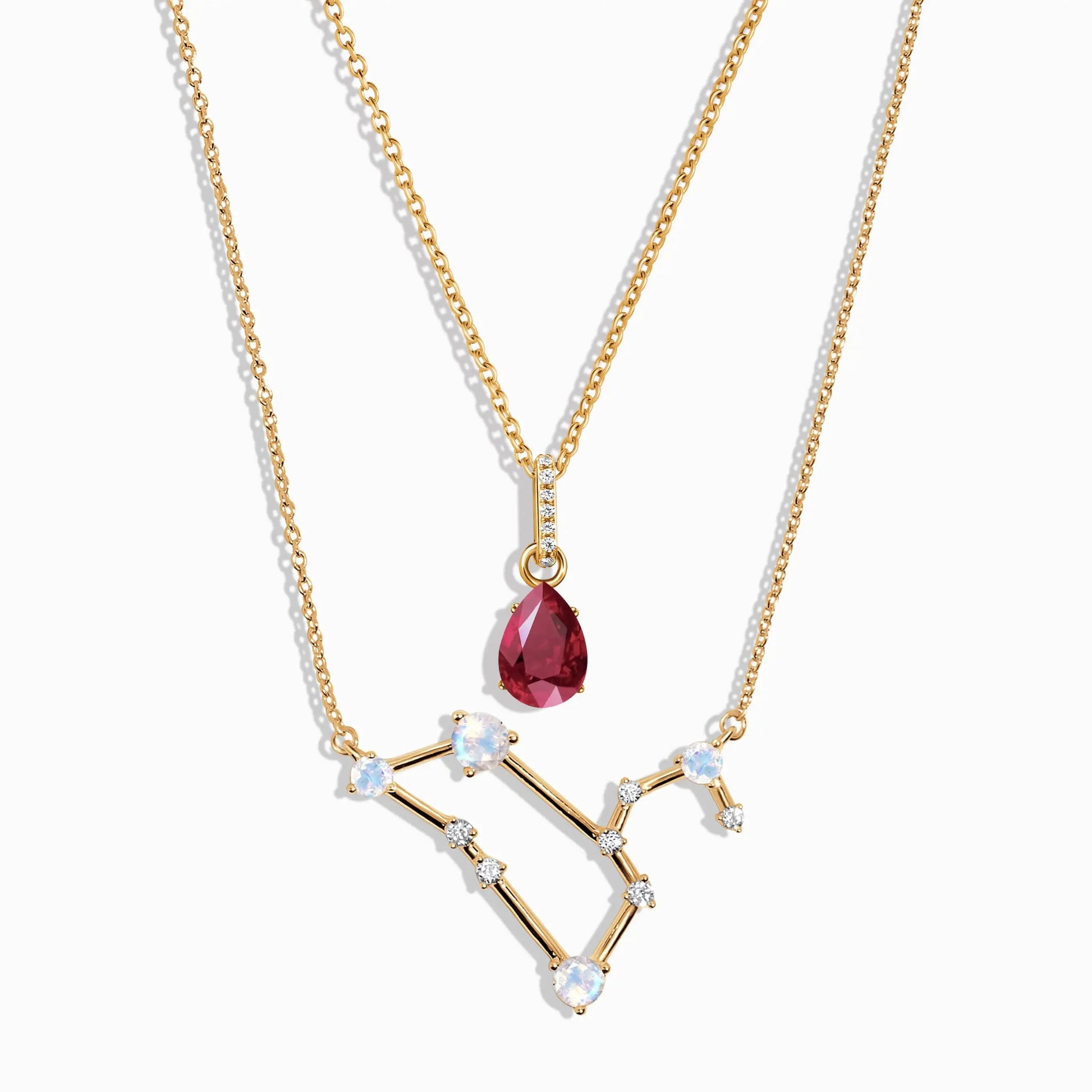Leo Zodiac Constellation & Ruby Sway Moon Magic