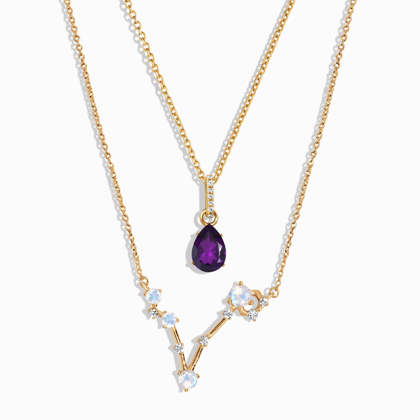 Pisces Zodiac Constellation & Amethyst Sway Moon Magic