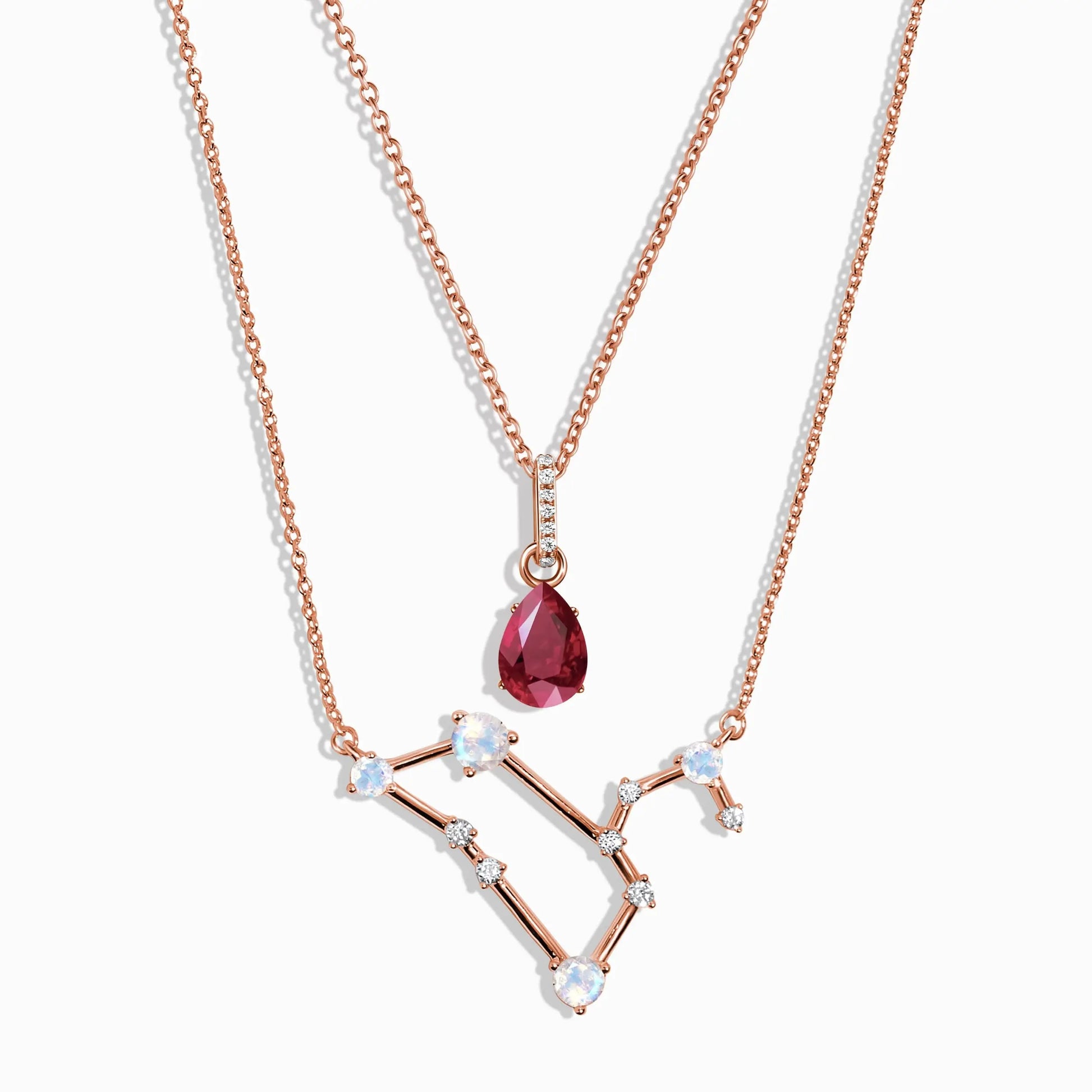 Leo Zodiac Constellation & Ruby Sway Moon Magic