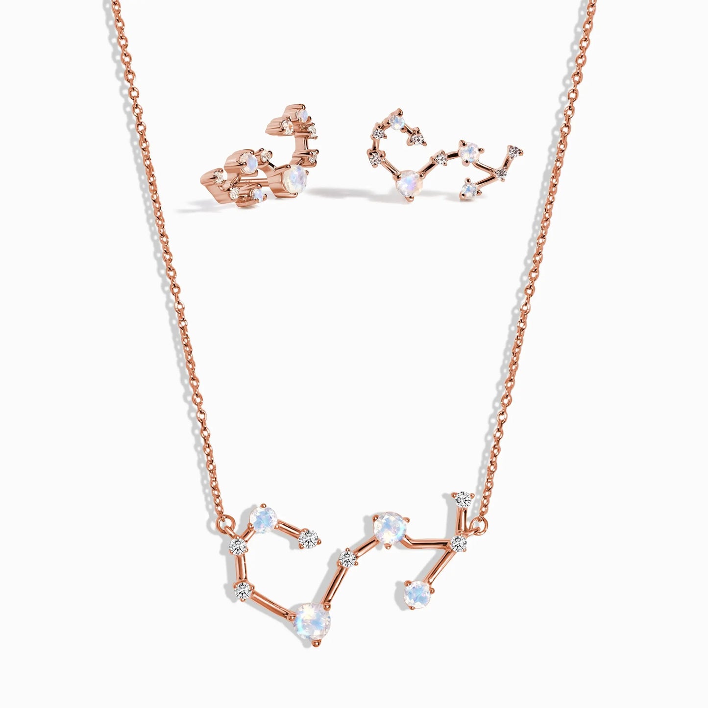 Scorpio Zodiac Constellation Necklace & Earrings Moon Magic