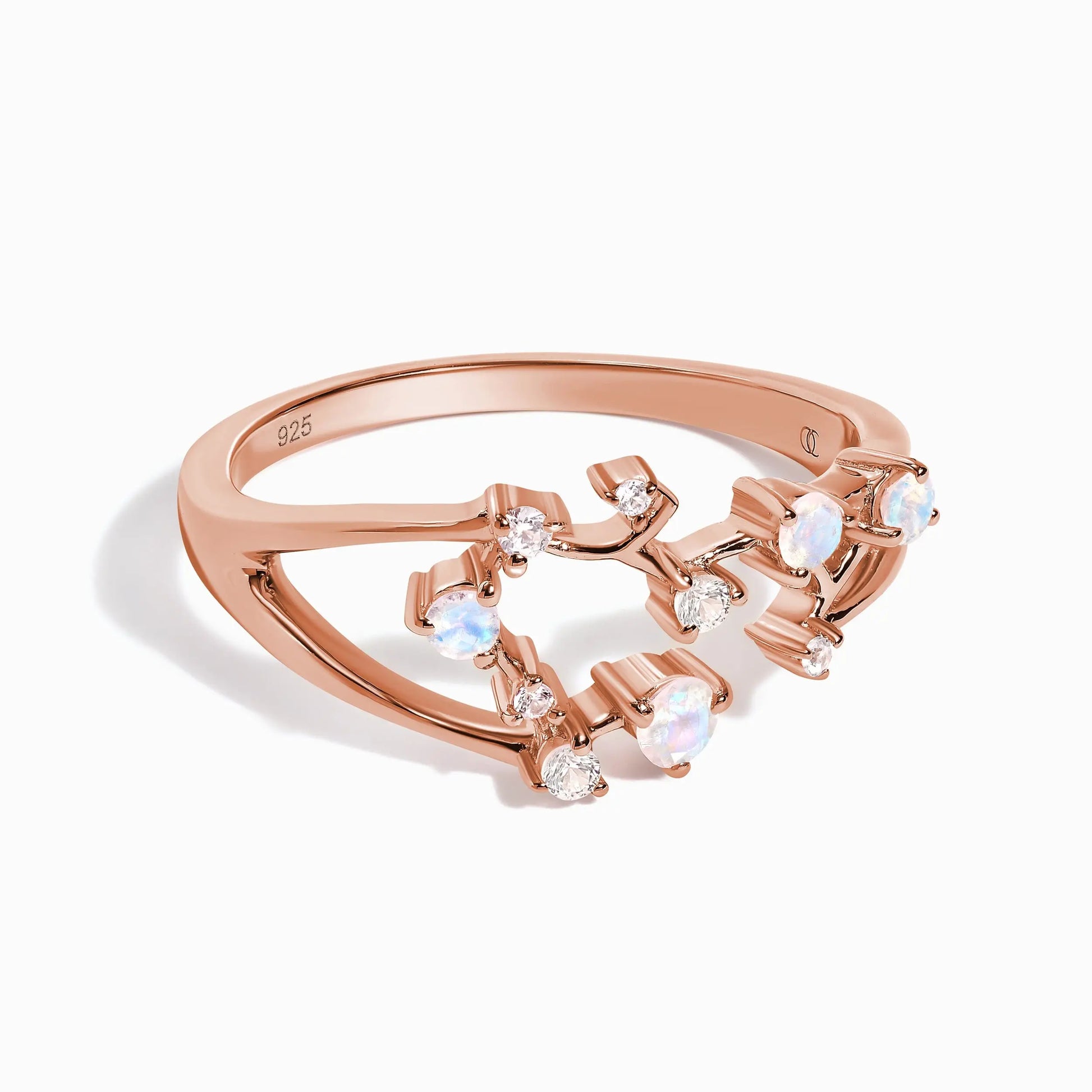Moonstone Ring - Sagittarius Zodiac Constellation Moon Magic