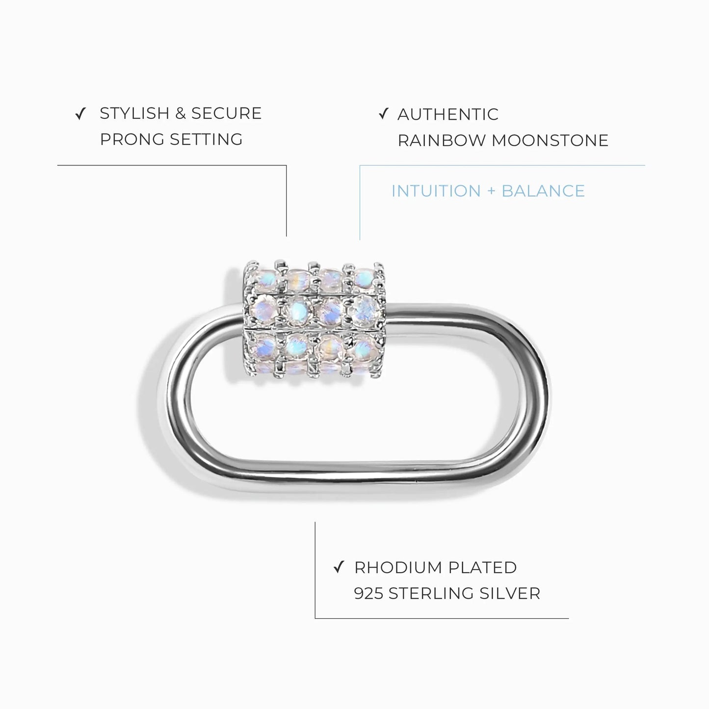 Carabiner Lock - Illuminated Moon Magic