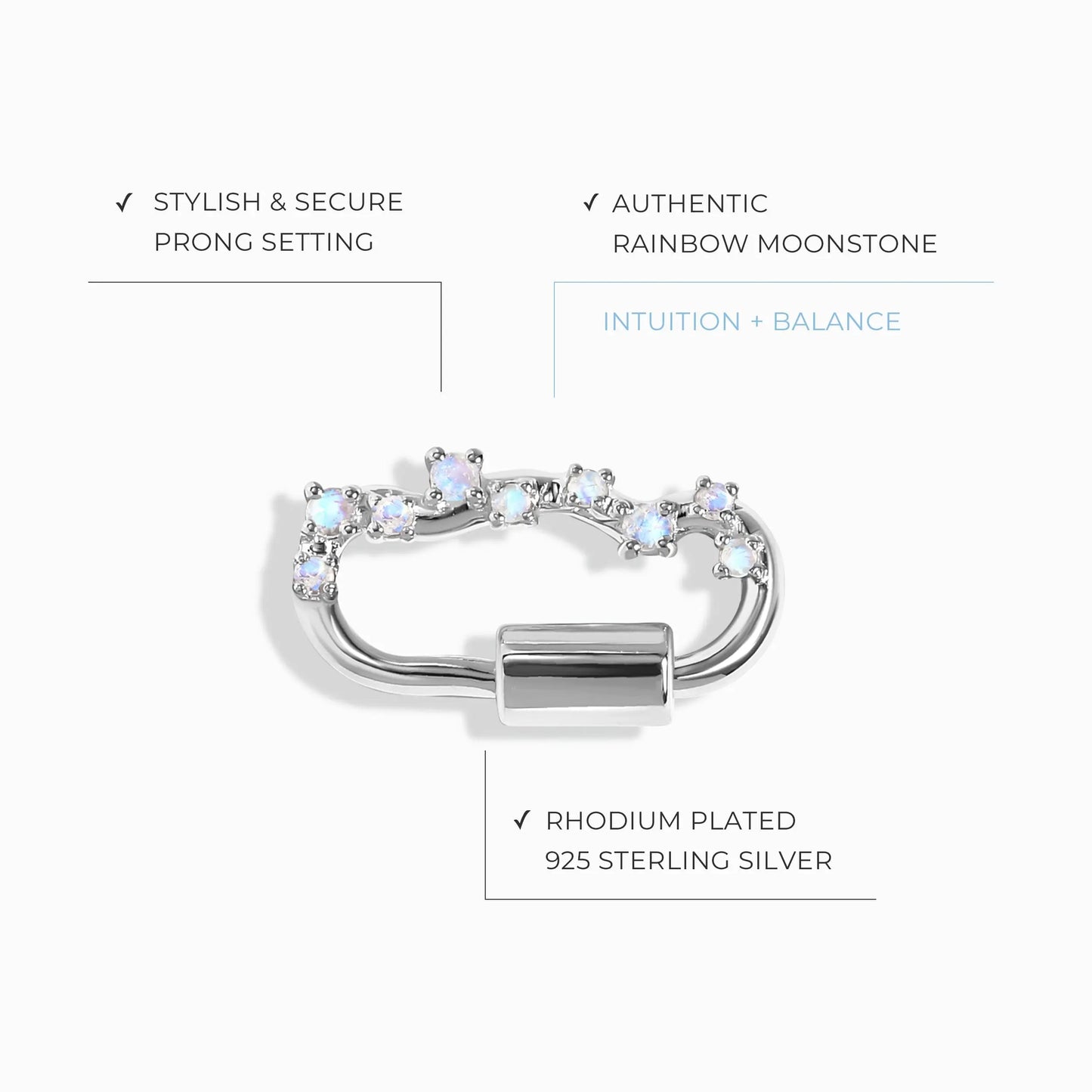 Carabiner Lock - Flow Moon Magic