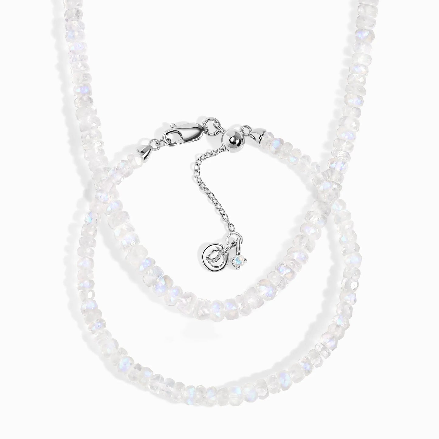 Beads Necklace & Bracelet - Moonstone Moon Magic