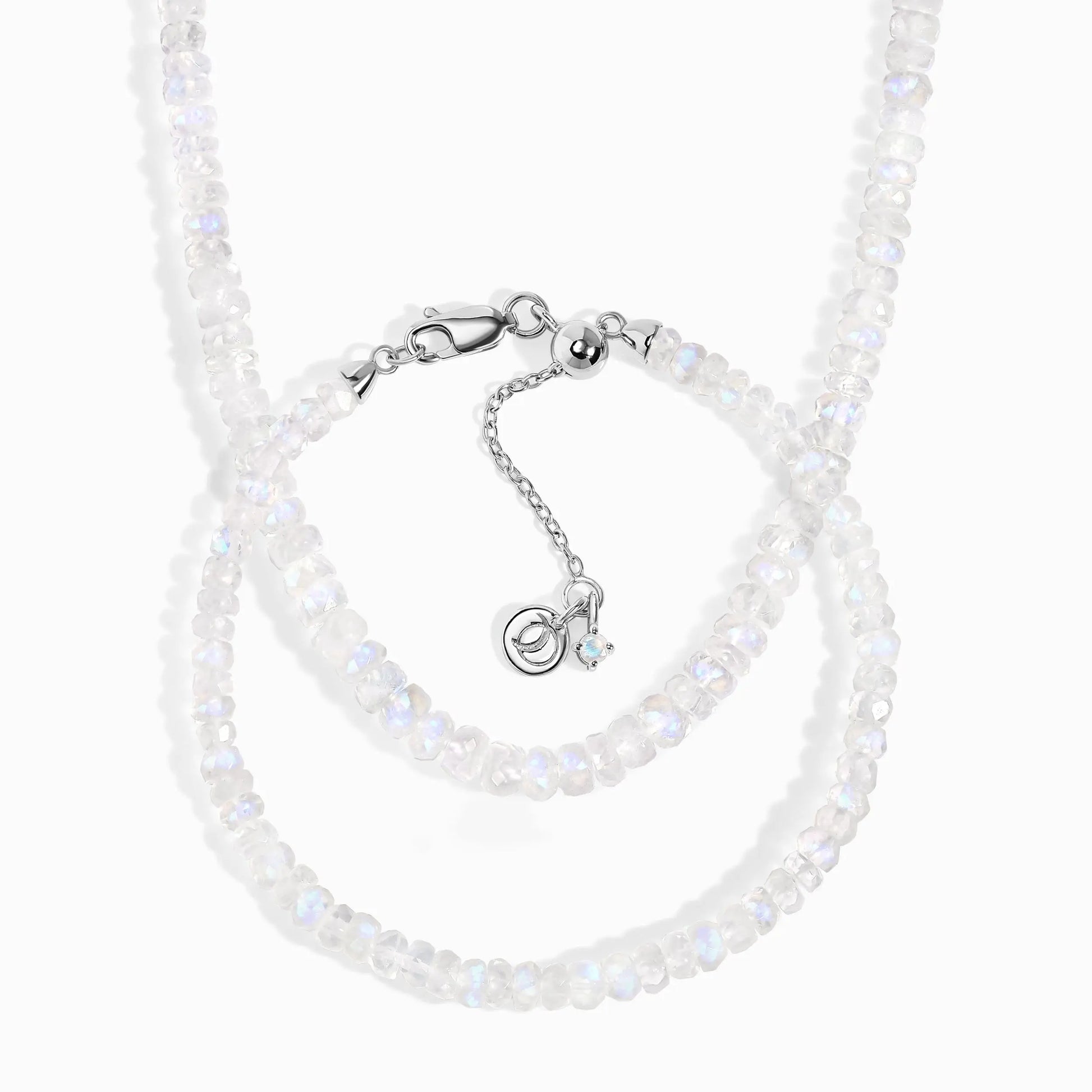 Beads Necklace & Bracelet - Moonstone Moon Magic